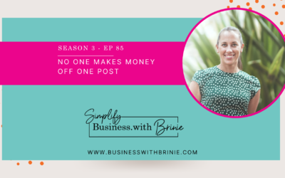 You don’t makes sales off 1 post