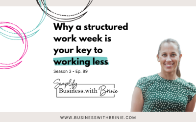 Why A Structured Work Week Is Your Key To Working Less